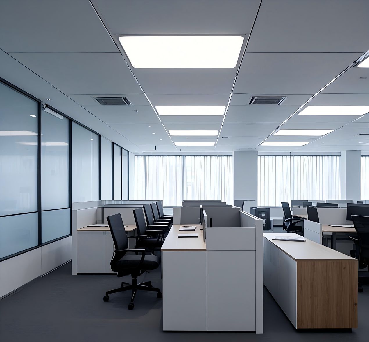 Lighting Strategies for Open-plan vs. Separate Office Areas