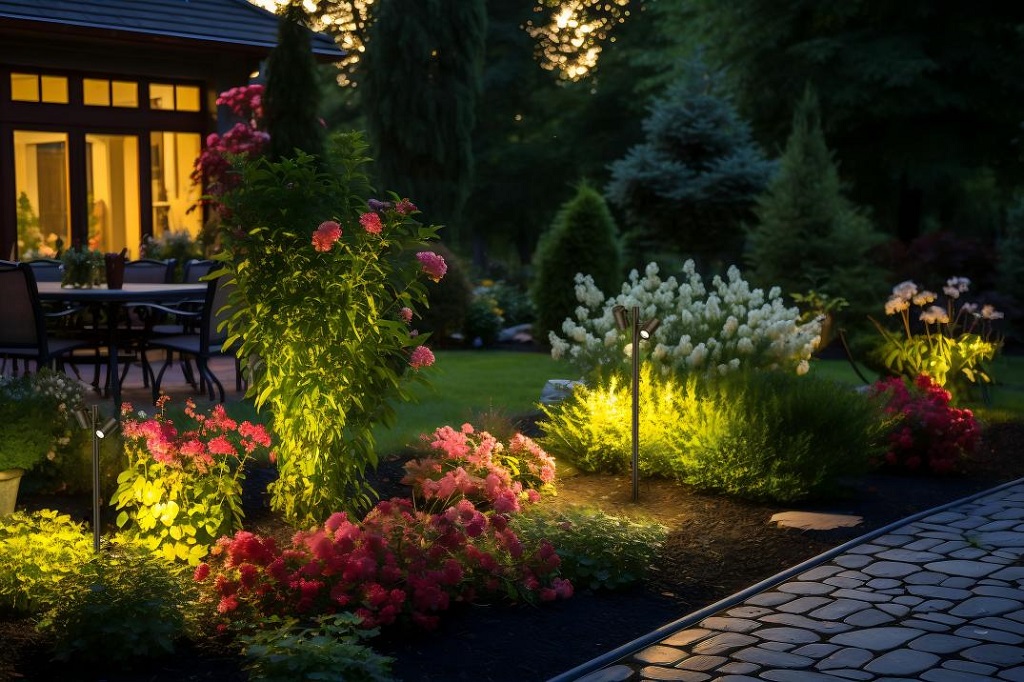 Villa Courtyard Lighting