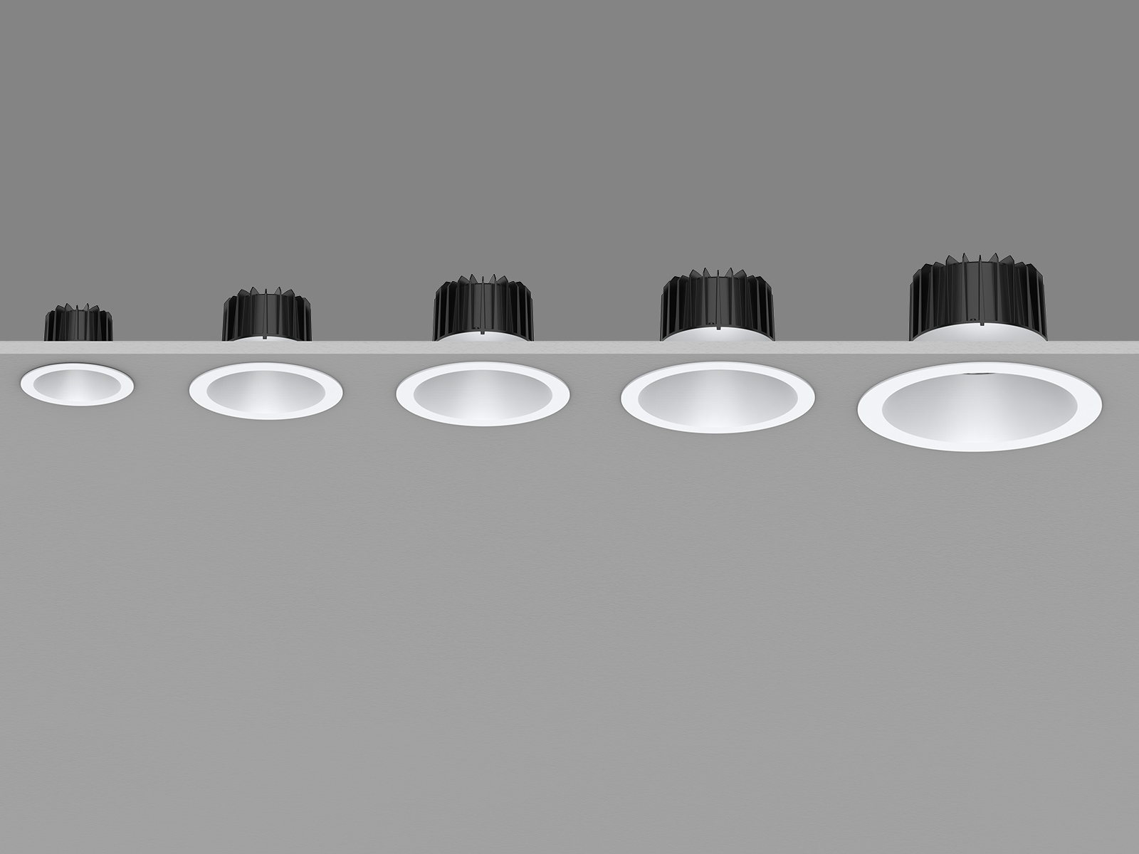 Mini downlight encastrable LED 5W 30º CRI 90 faible UGR
