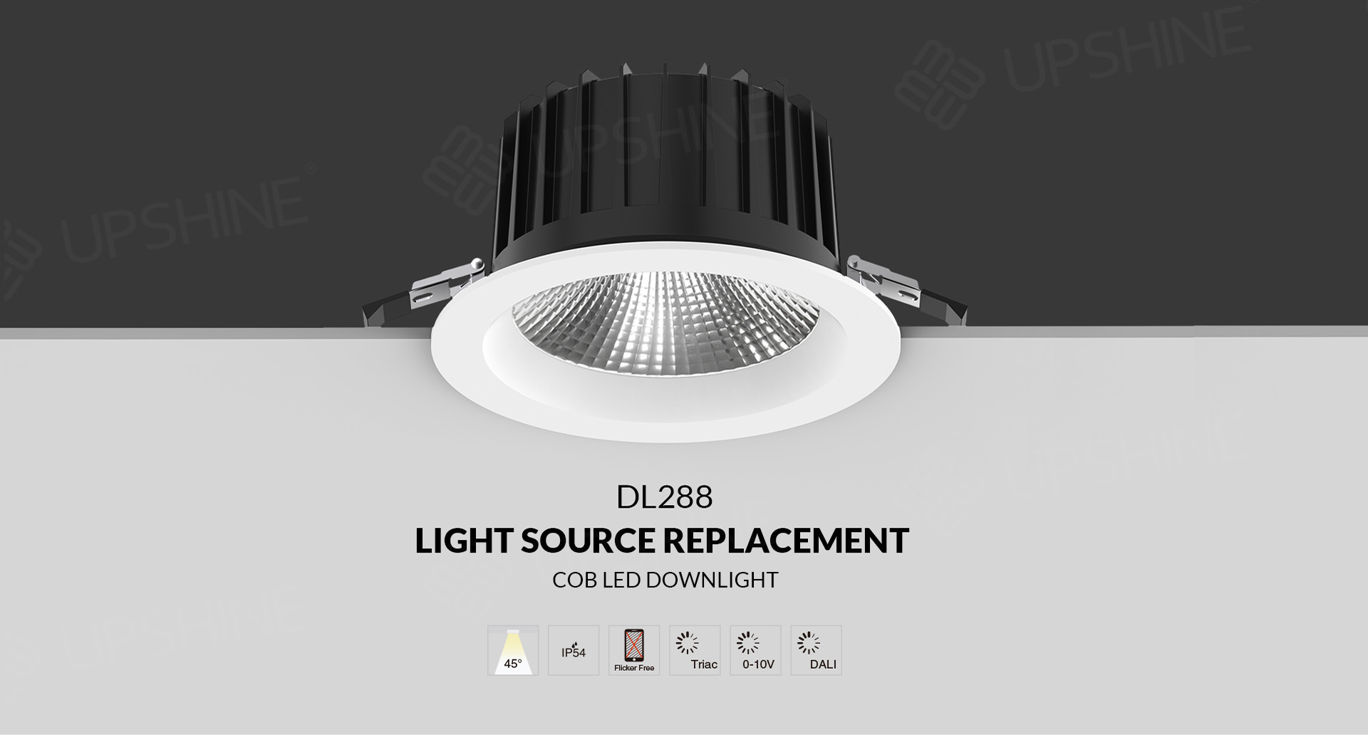 DL288_01 COB led downlight