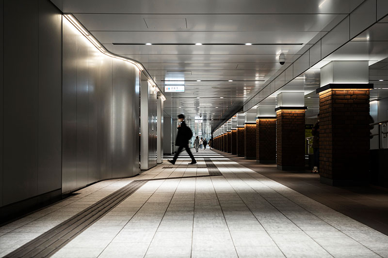 architecture hallway hotel